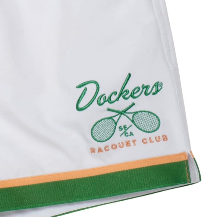 Dockers Férfi Racquet Club Rövidnadrág I Fehér