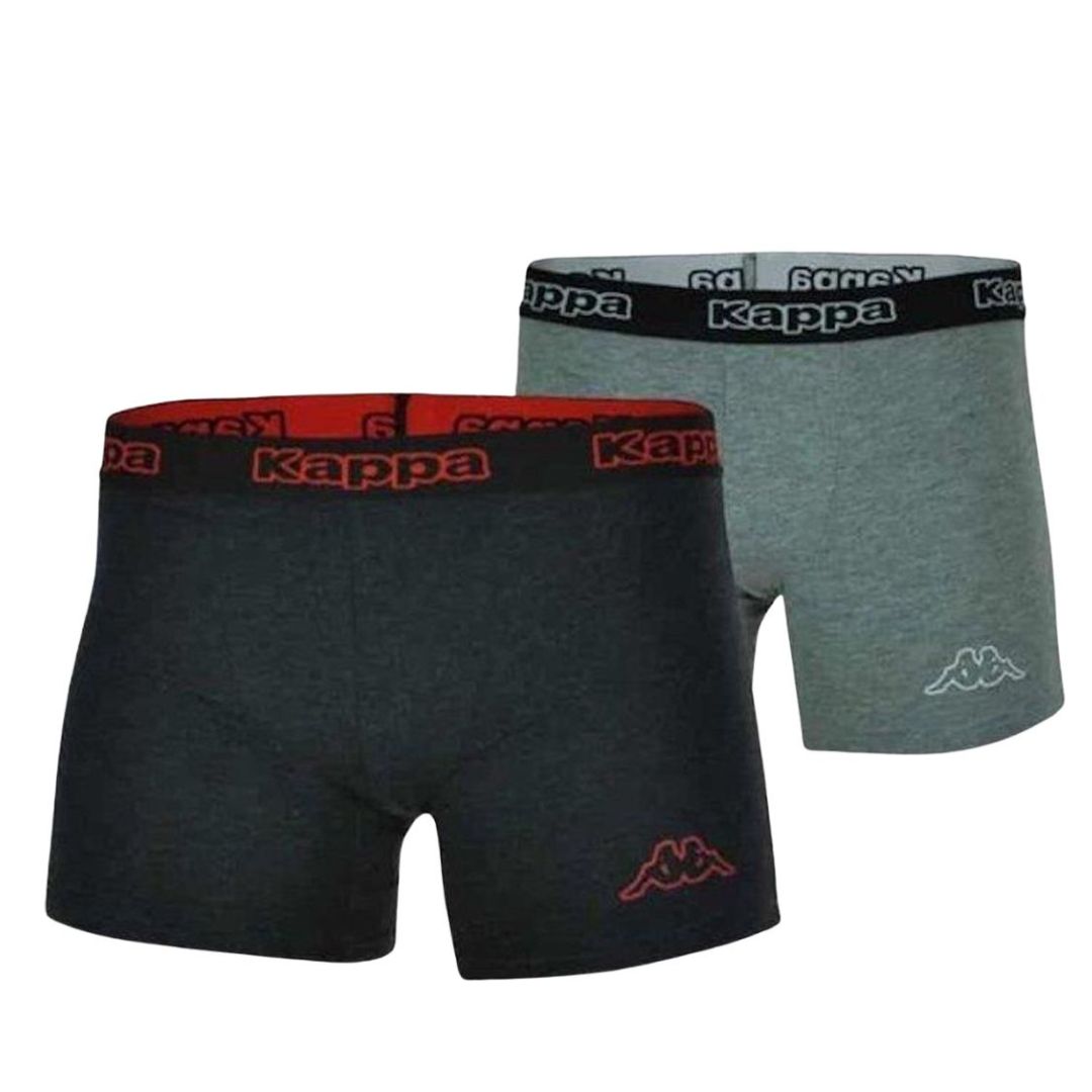 Kappa Férfi 2Db Boxer I Fekete És Szürke