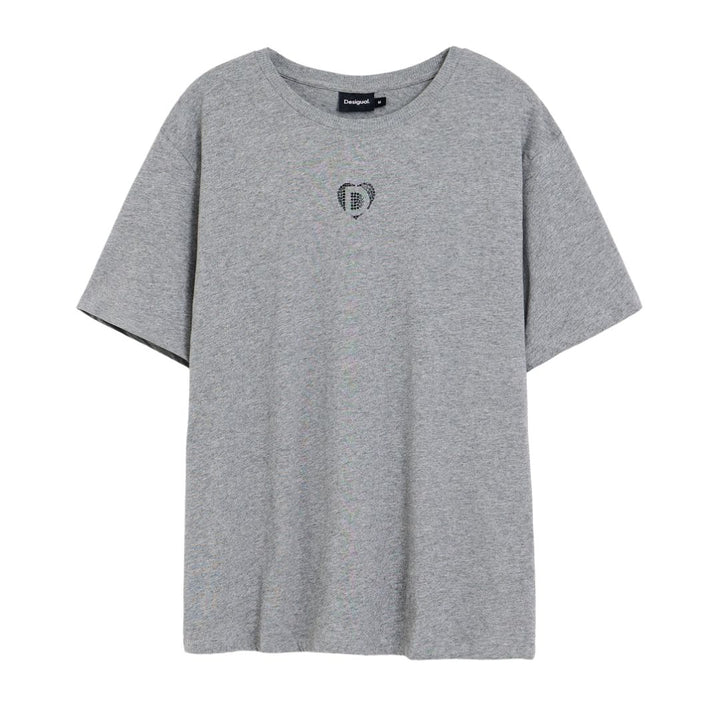 Desigual Dlogo Gris Női Póló | Szürke