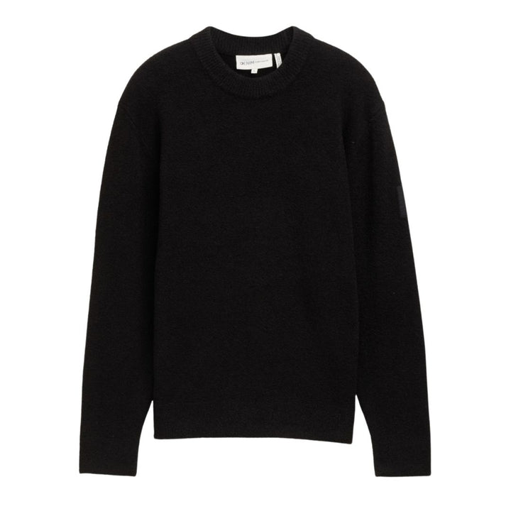 Tom Tailor Férfi Boucle Pulóver I Fekete