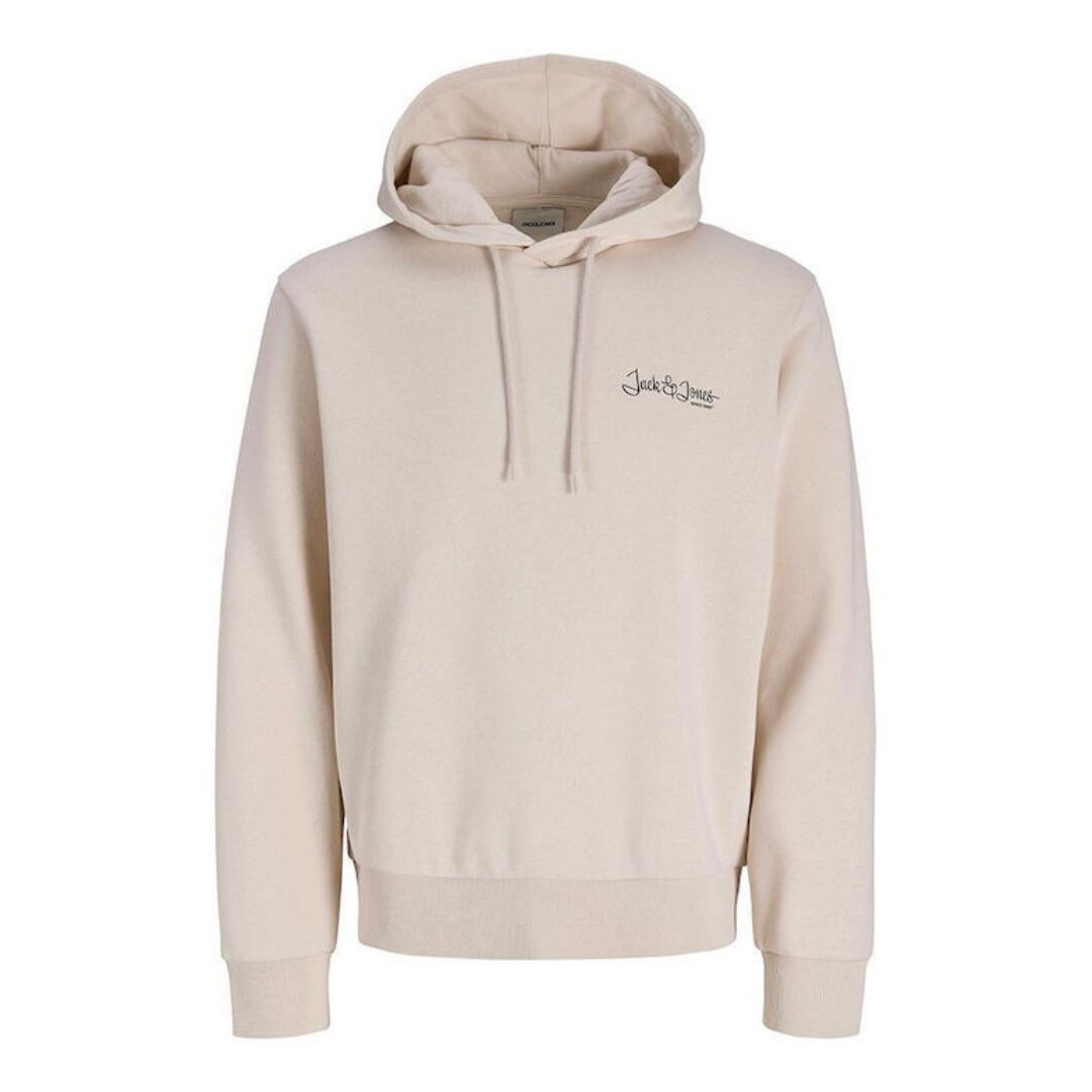 Jack & Jones Férfi Yuki Kapucnis Pulóver I Bézs