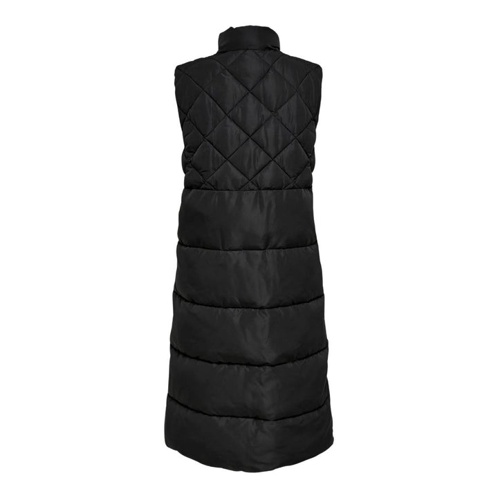Only Női Onlstacy Quilted Long Mellény I Fekete