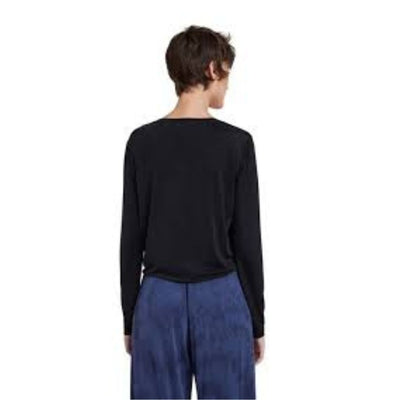 Desigual Tee Cupru Hosszú Ujjú Felső | Fekete