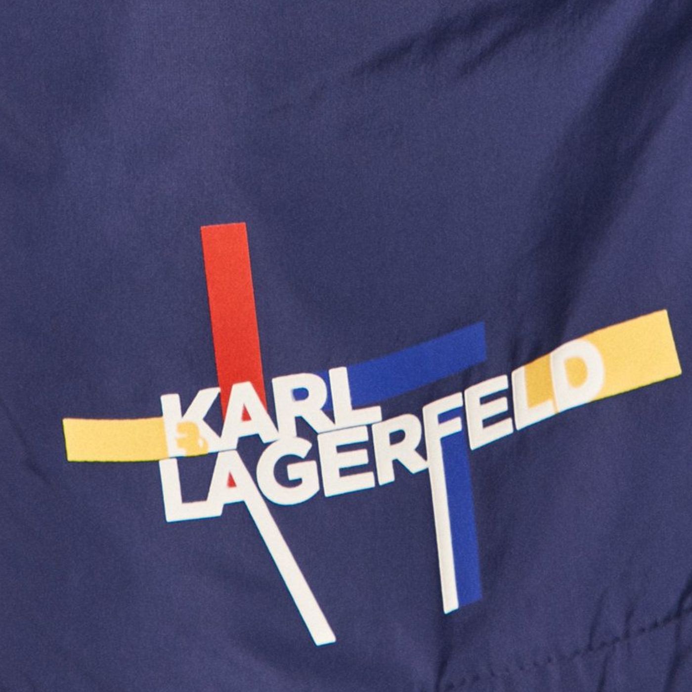 Karl Lagerfeld Logós Fürdőruha Alsó | Kék