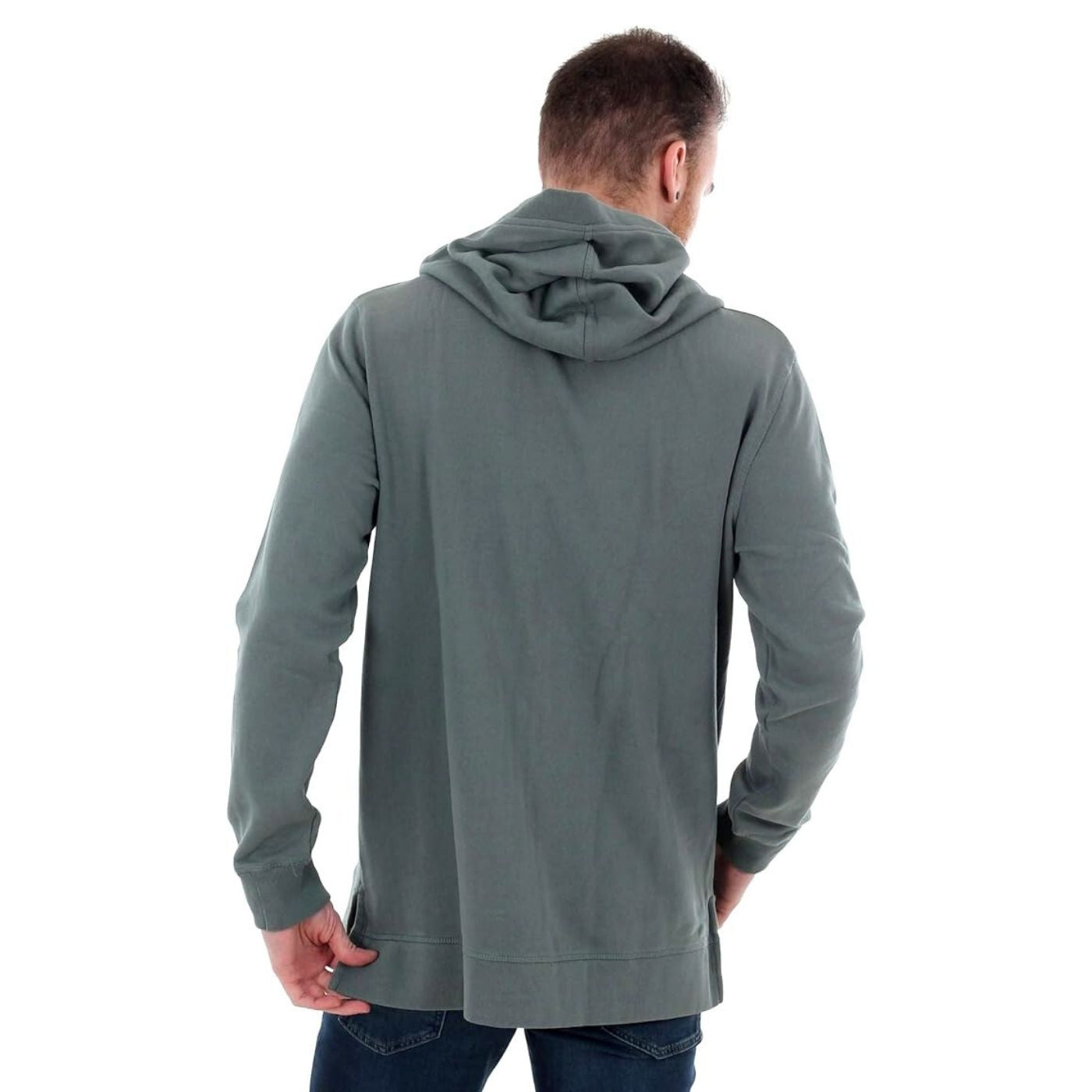 Pepe jeans Logo Hoodie Pulóver | Zöld