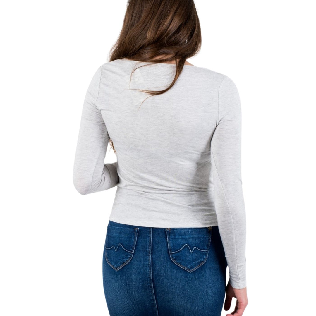 Pepe Jeans Hosszú Ujjú Blúz | Szürke