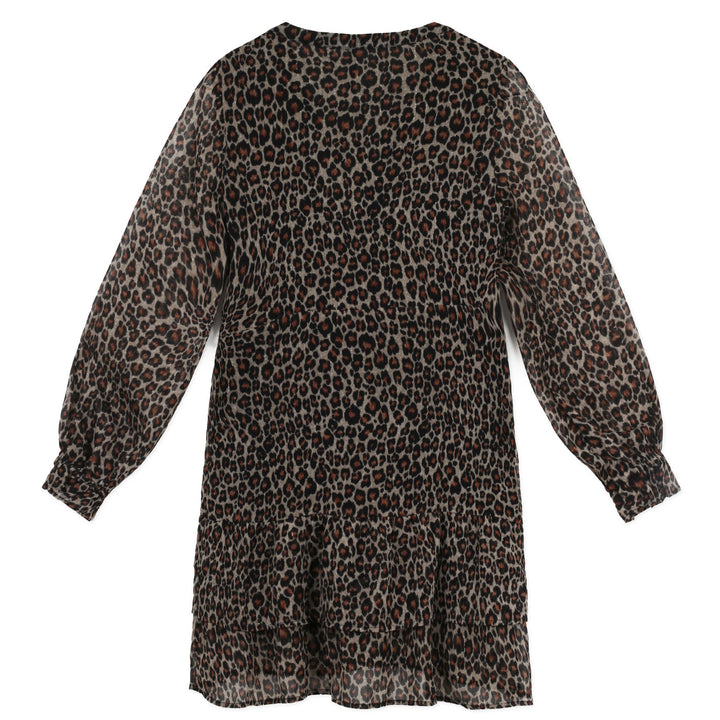 Pepe Jeans Hosszú ujj Ruha | Leopárd mintás