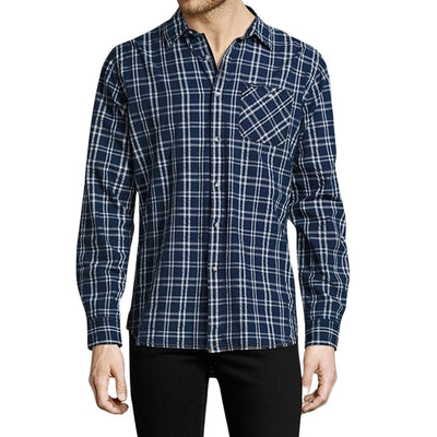 Pepe Jeans férfi Hosszú Ujjú ing | Sötétkék Mintás