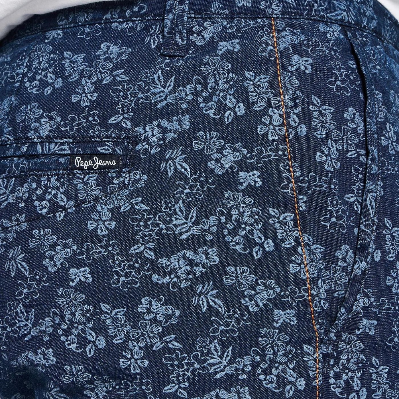 Pepe Jeans Blackburn Yarrow  Rövidnadrág | Kék mintás