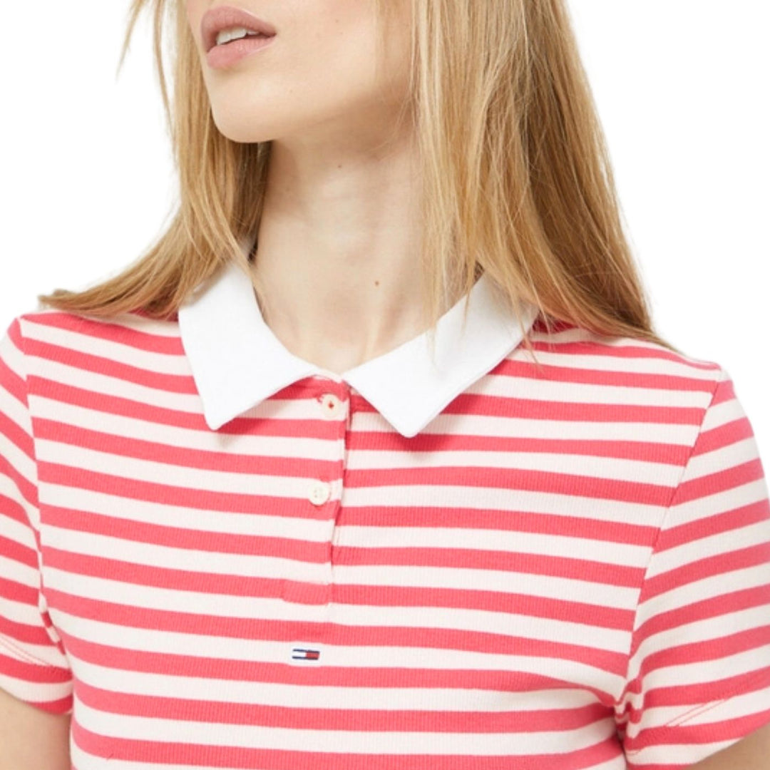 Tommy Hilfiger női TJW Essential Póló | Rózsaszín mintás