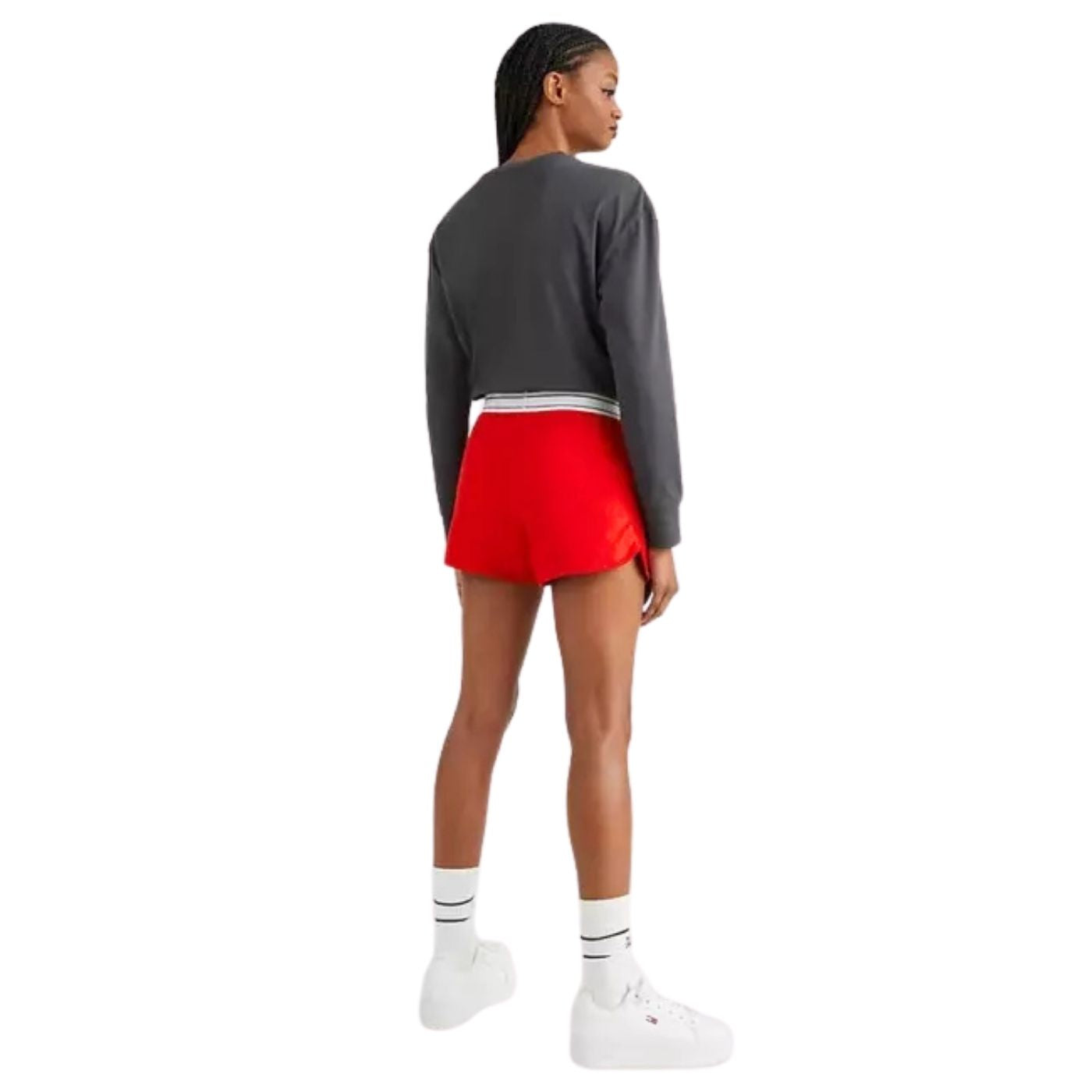 Tommy Hilfiger női Taping Sweatshort Rövidnadrág | Piros