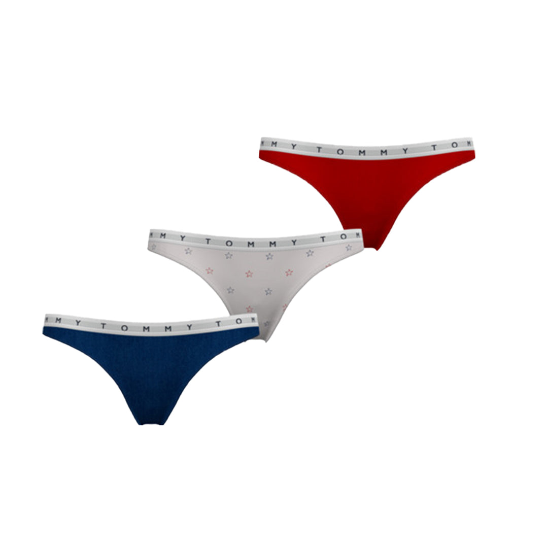 Tommy Hilfiger Női Thong Alsó 3db I Sokszínű