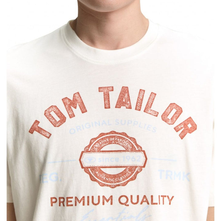 Tom Tailor Férfi Póló | Fehér