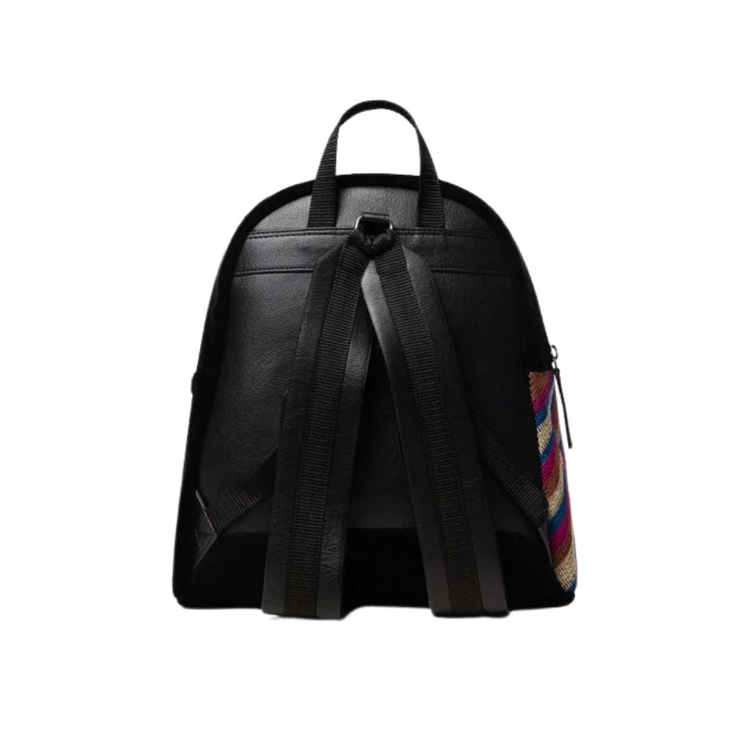 Desigual Treasure Venice Mini Hátizsák | Fekete Mintás