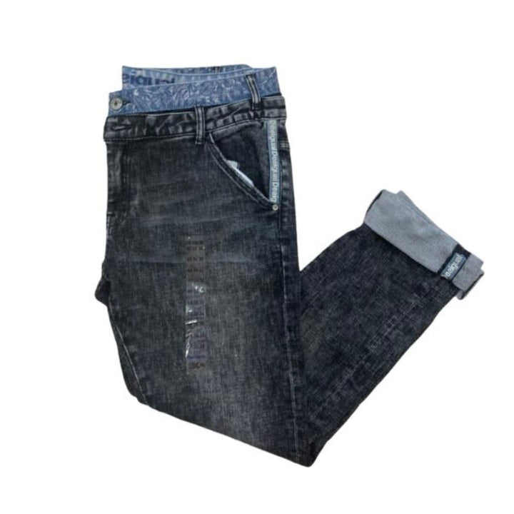 Desigual Férfi Denim Florenci Nadrág | Sötétszürke