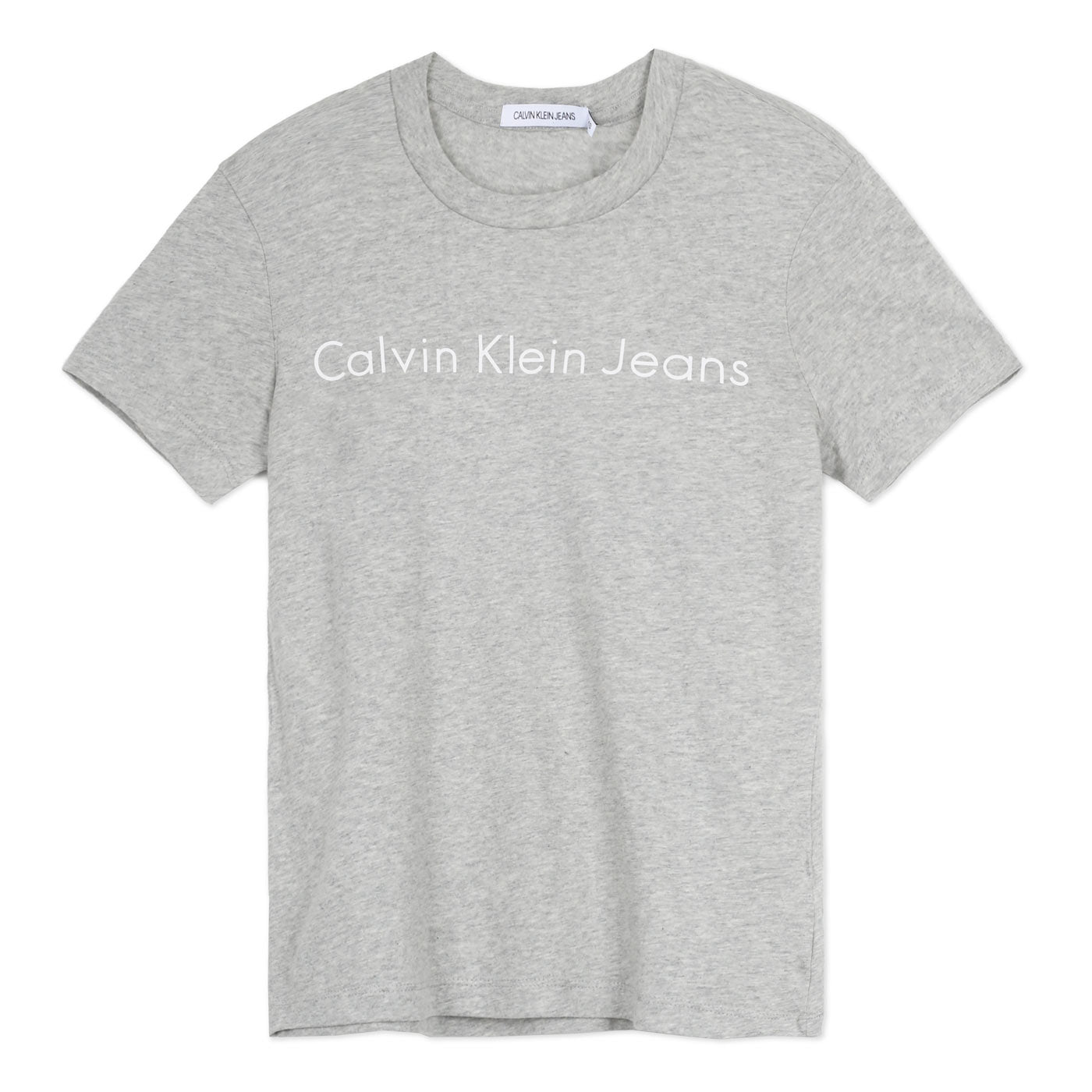 Calvin Klein Rövid Ujjú Póló | Szürke-fehér feliratos