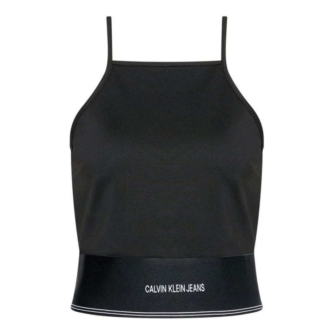 Calvin Klein Spagettipántos Top | Fekete