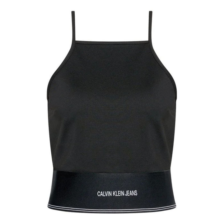 Calvin Klein Spagettipántos Top | Fekete