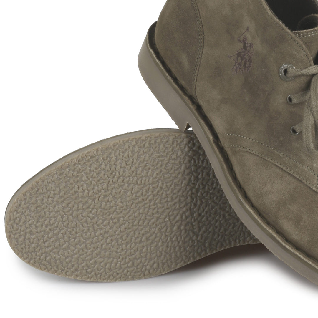 U.S. Polo Assn. Férfi Velúr Bokacsizma | Khaki
