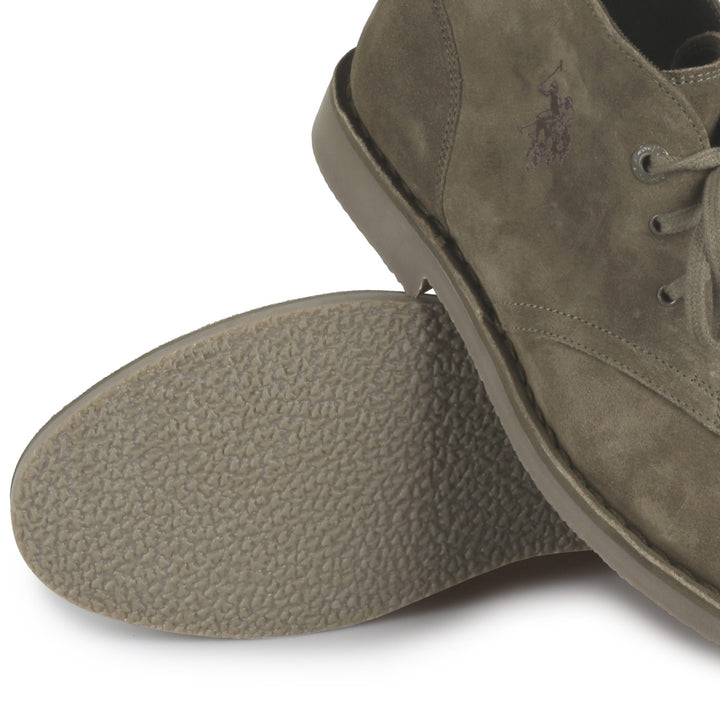 U.S. Polo Assn. Férfi Velúr Bokacsizma | Khaki