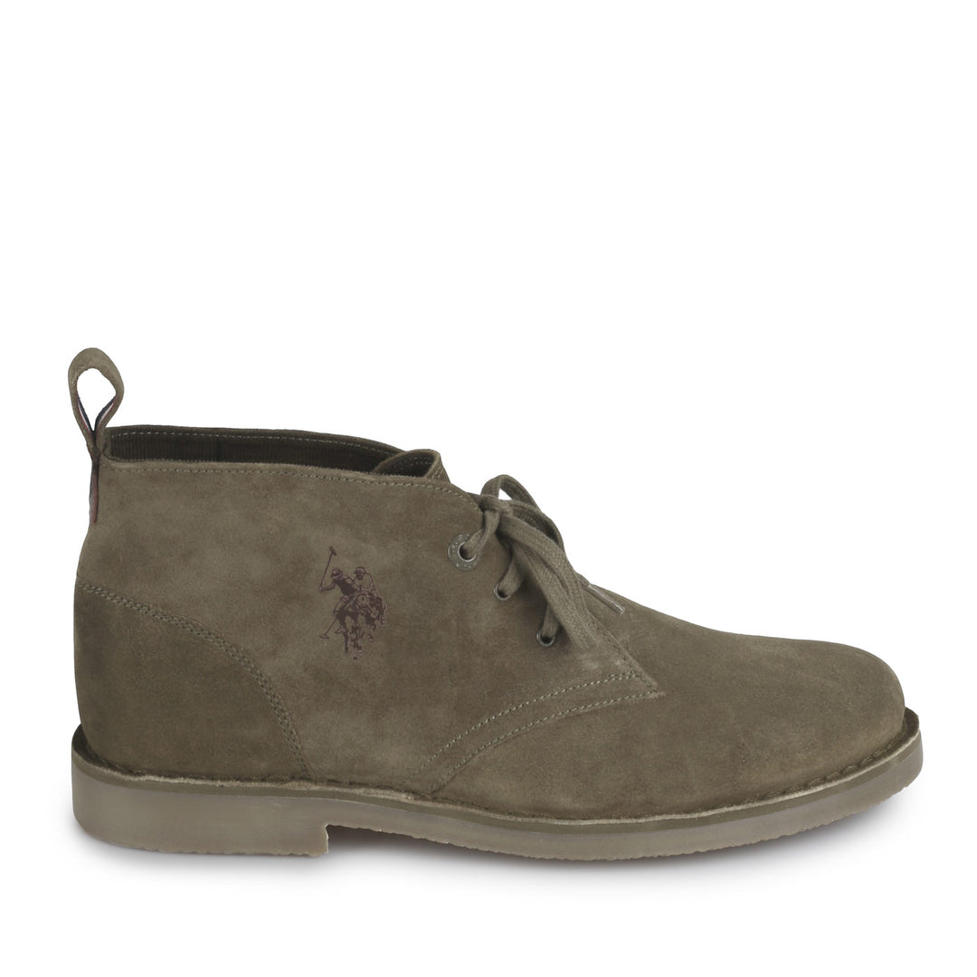 U.S. Polo Assn. Férfi Velúr Bokacsizma | Khaki