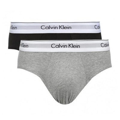 Calvin Klein Férfi 2 db Hip Briefs Szett | Fekete és Szürke