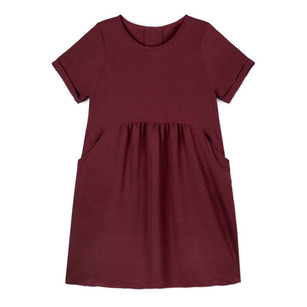 x weStyle Rövid Ujjú Ruha | Bordó