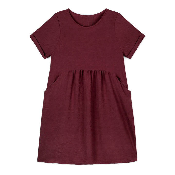 x weStyle Rövid Ujjú Ruha | Bordó