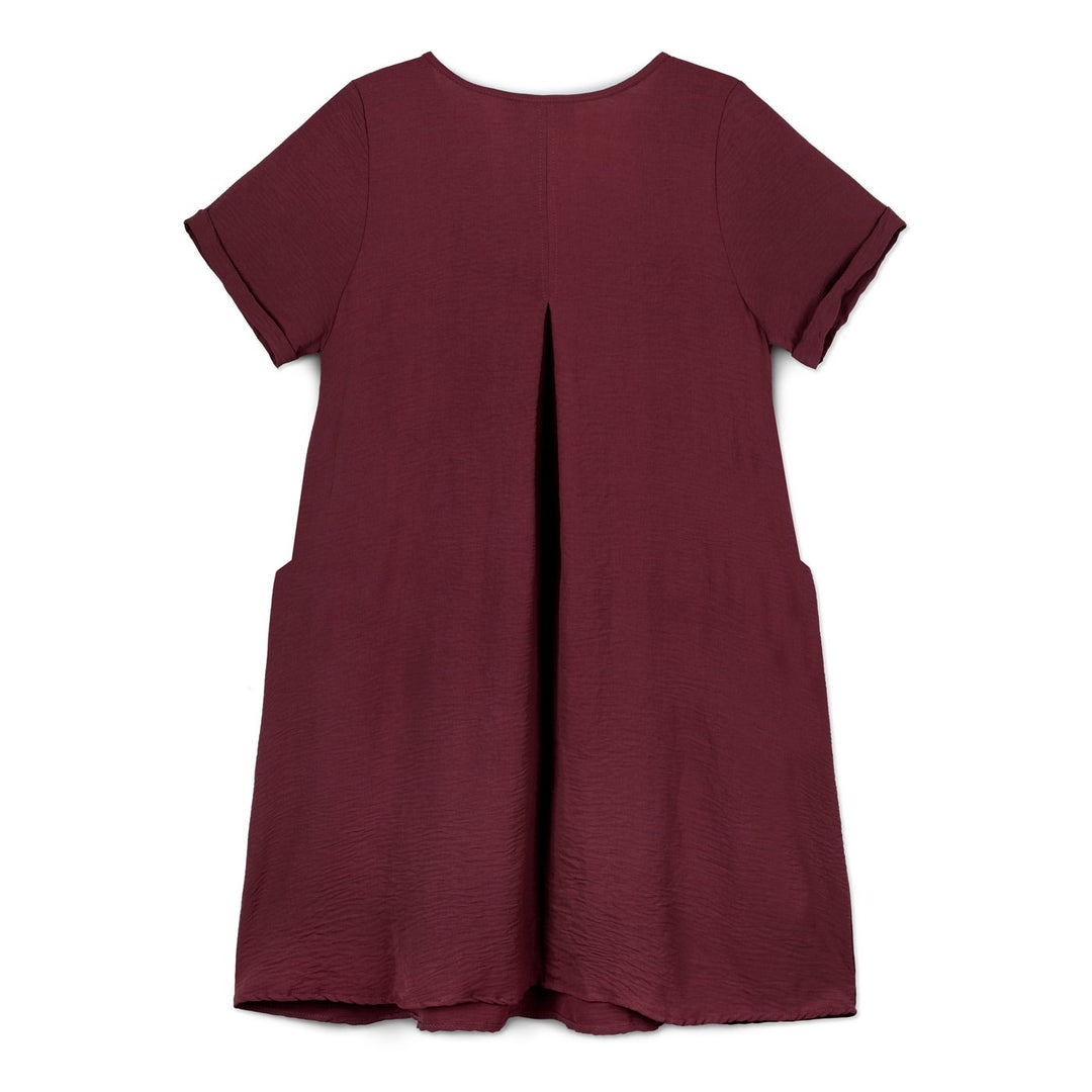 x weStyle Rövid Ujjú Ruha | Bordó