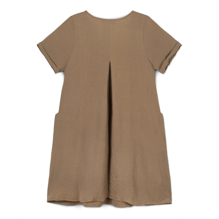 x weStyle Rövid Ujjú Ruha | Barna