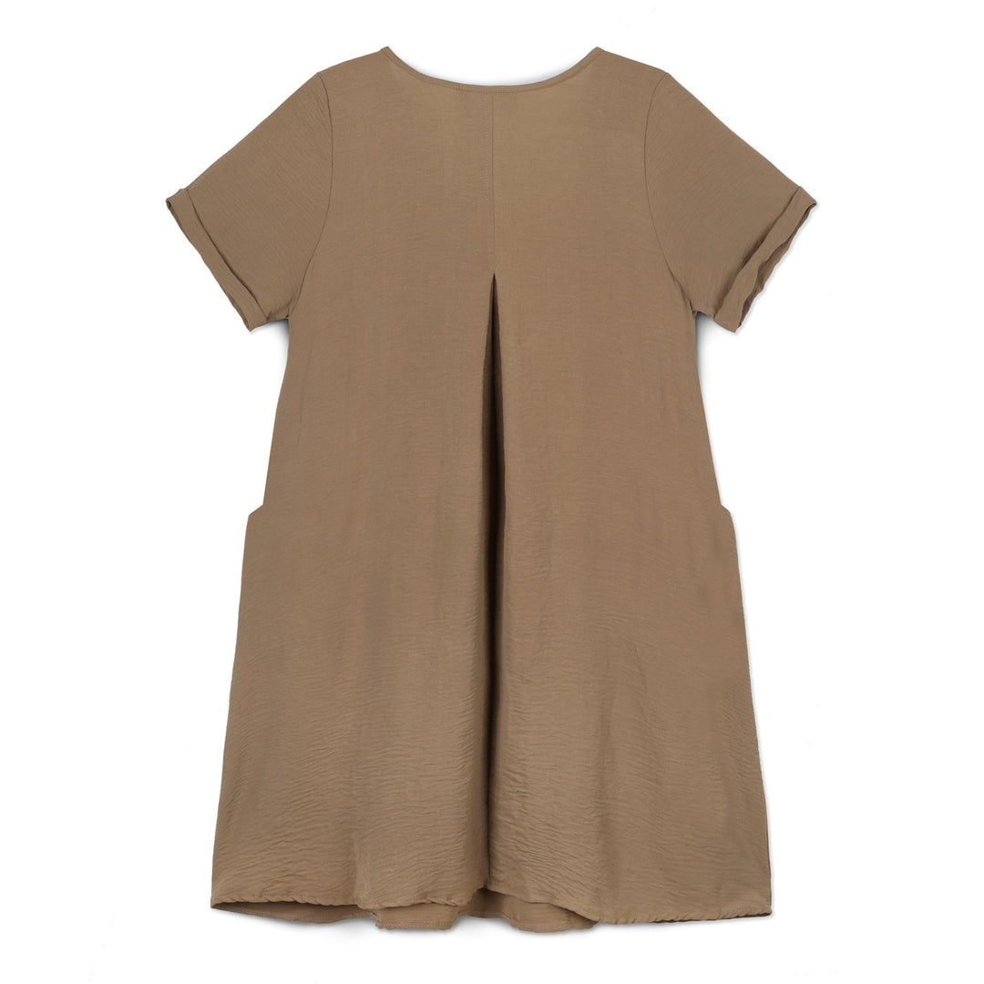 x weStyle Rövid Ujjú Ruha | Barna