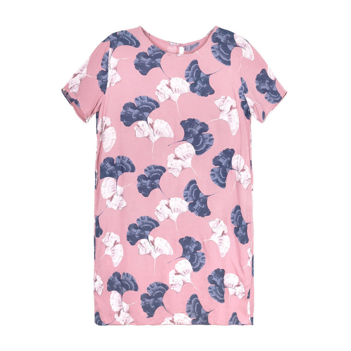 x weStyle Rövid Ujjú Ruha | Rózsaszín Kék Virágos