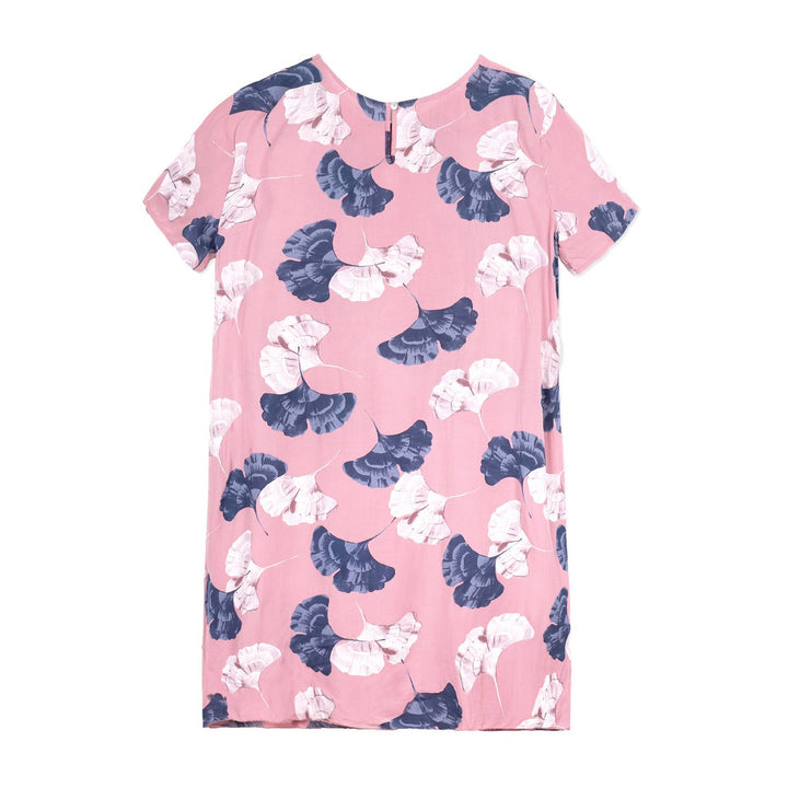 x weStyle Rövid Ujjú Ruha | Rózsaszín Kék Virágos