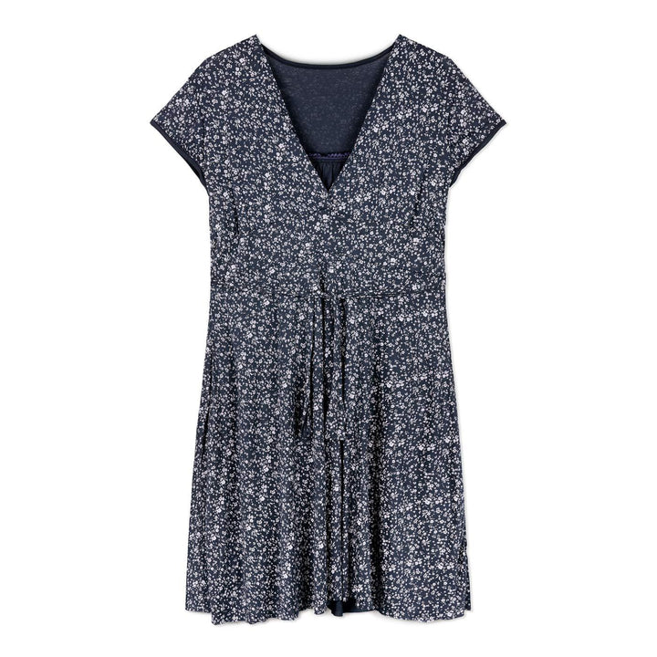 x weStyle Megkötős Ruha | Sötétkék Virágos