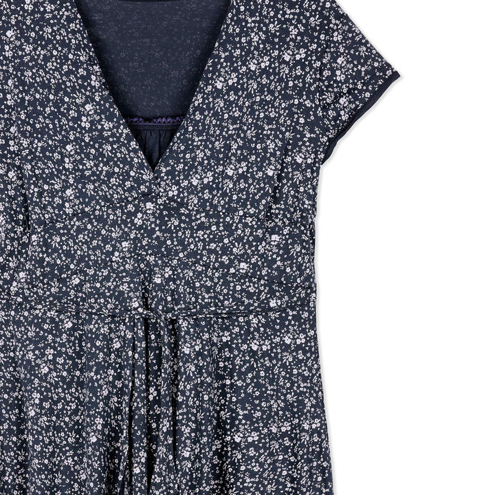x weStyle Megkötős Ruha | Sötétkék Virágos