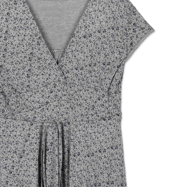 x weStyle Megkötős Ruha | Szürke Virágos