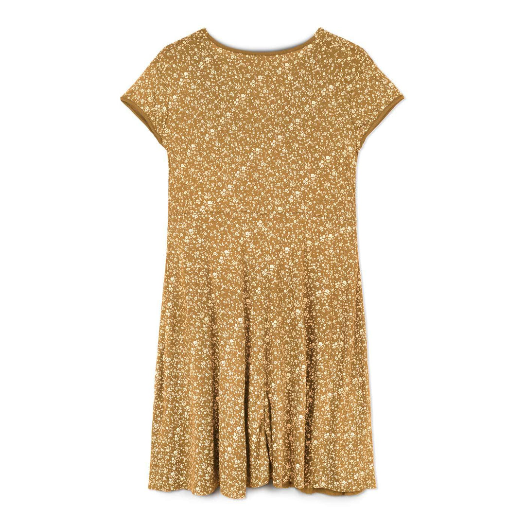 x weStyle Megkötős Ruha | Sárga Virágos