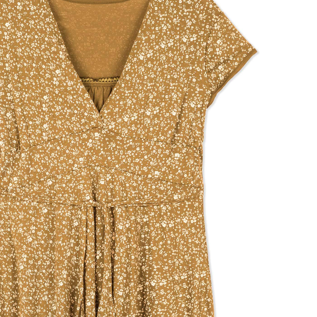 x weStyle Megkötős Ruha | Sárga Virágos