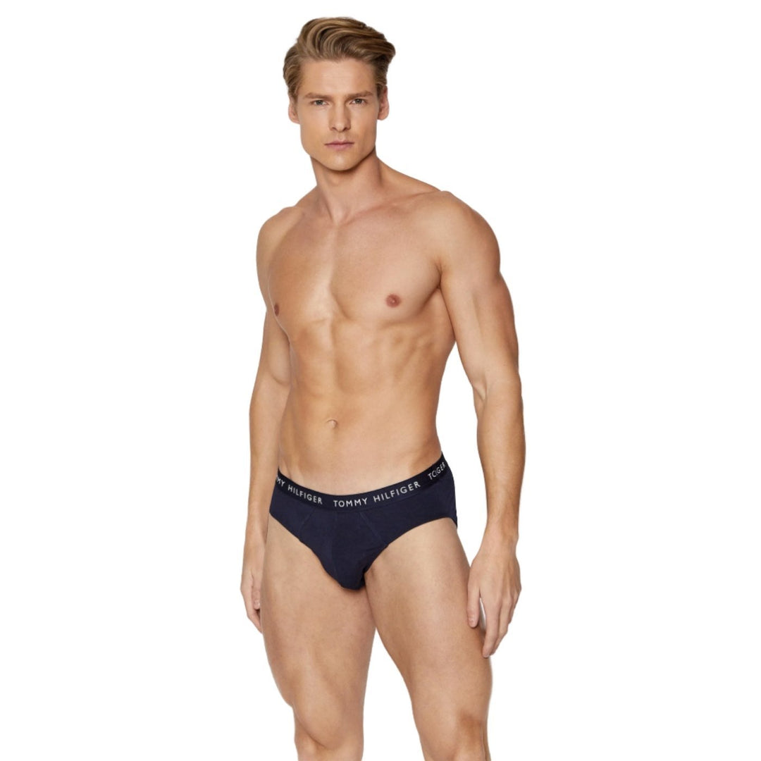 Tommy Hilfiger 3DB-os Alsónadrág Szett | Kék-Szürke-Piros