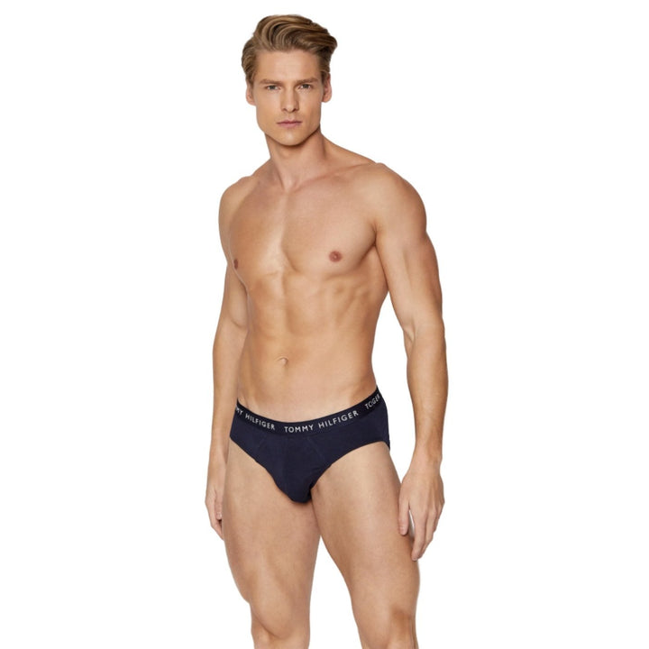 Tommy Hilfiger 3DB-os Alsónadrág Szett | Kék-Szürke-Piros