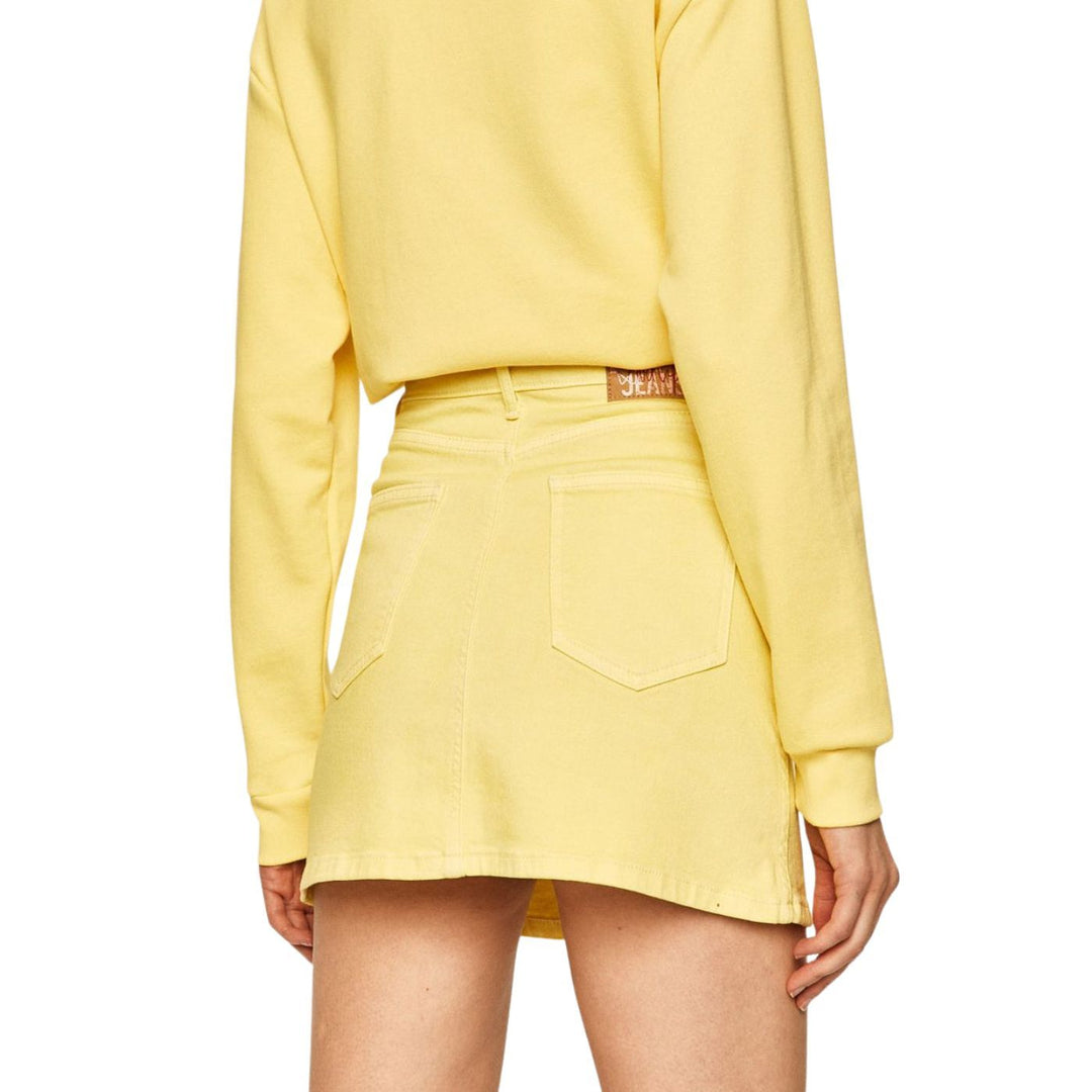 Pepe Jeans Citromsárga Farmerszoknya