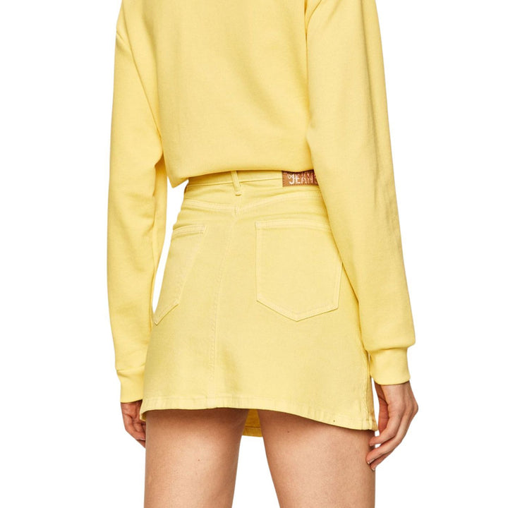 Pepe Jeans Citromsárga Farmerszoknya