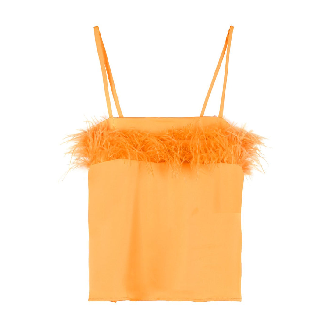 Rinascimento Spagettipántos Top | Narancssárga