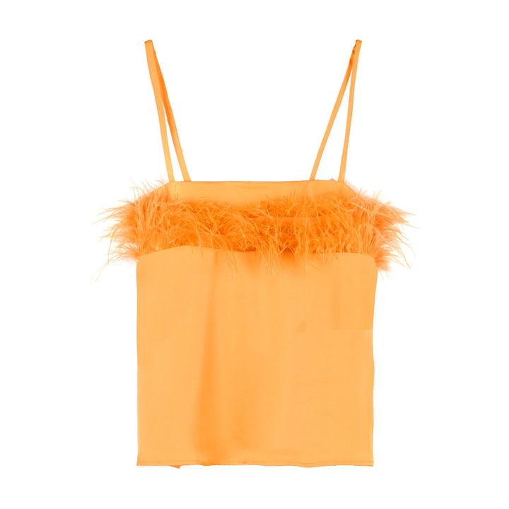 Rinascimento Spagettipántos Top | Narancssárga