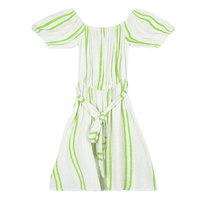 Rinascimento Rövid Ujjú Ruha | Bézs-Lime