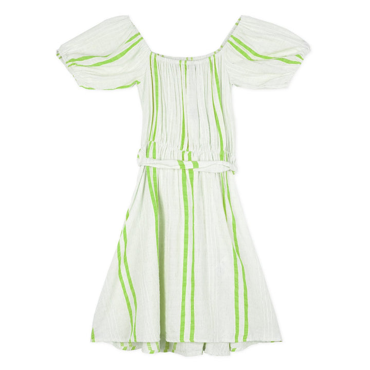 Rinascimento Rövid Ujjú Ruha | Bézs-Lime