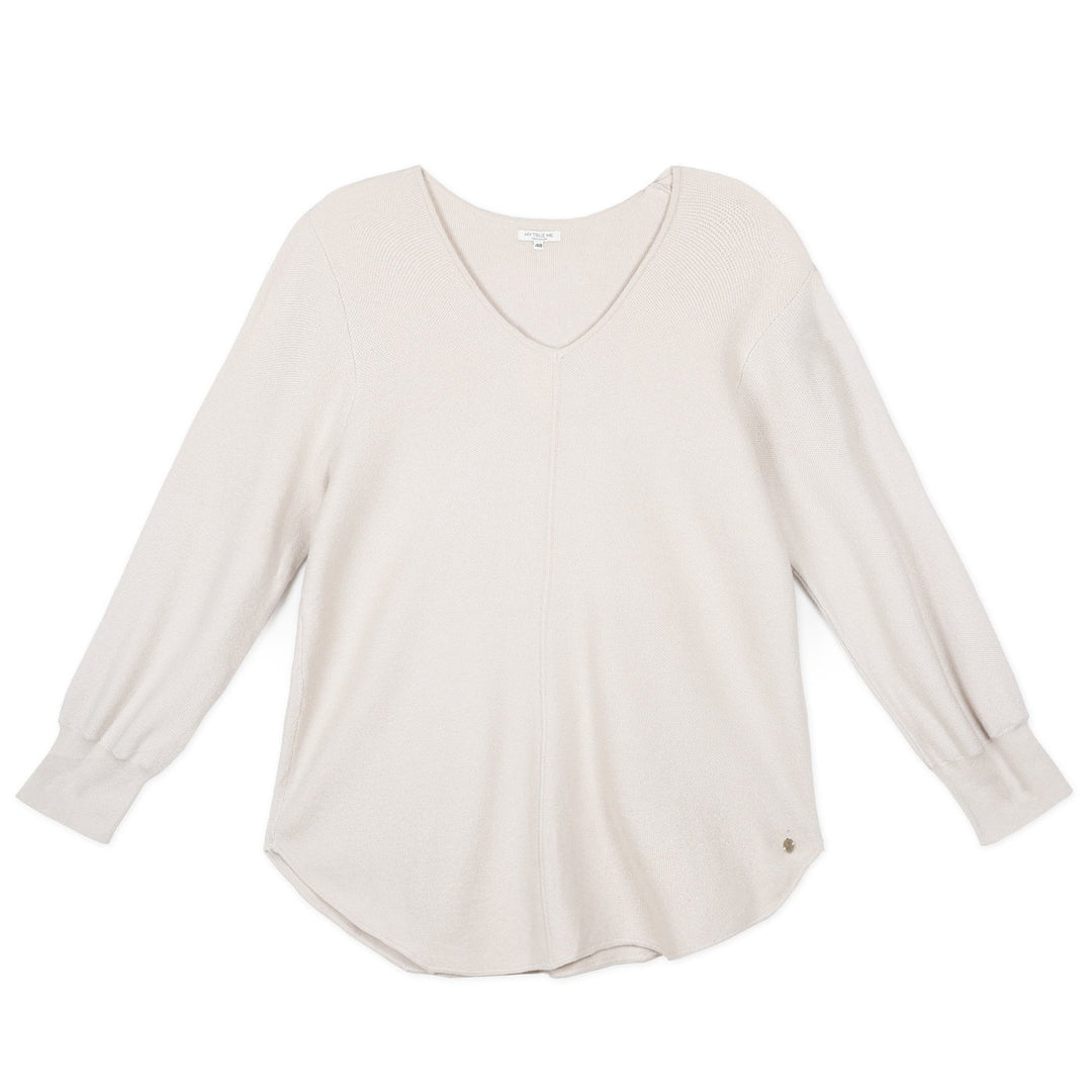 Tom Tailor Kötött Pulóver | Bézs