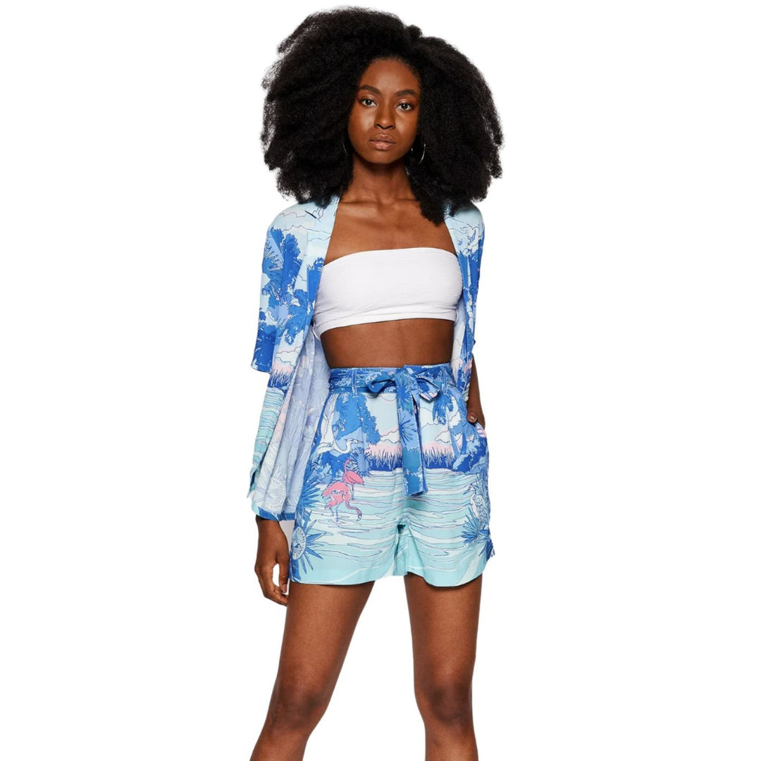 Tommy Hilfiger Tropical Fluid | Rövidnadrág | Kék
