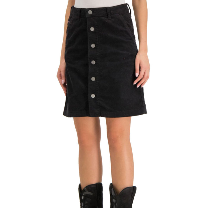 Tommy Hilfiger Kordbársony | Szoknya | Fekete