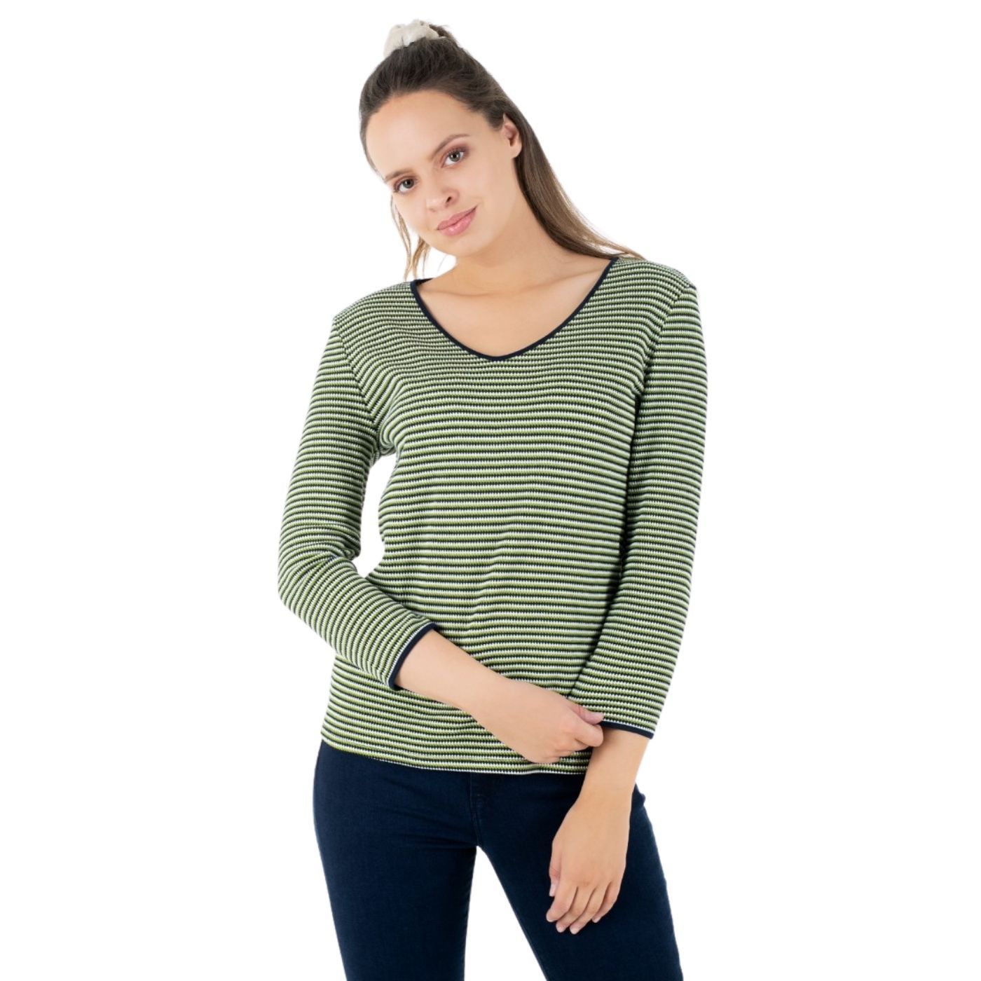 Tom Tailor Felső | Zöld Csíkos